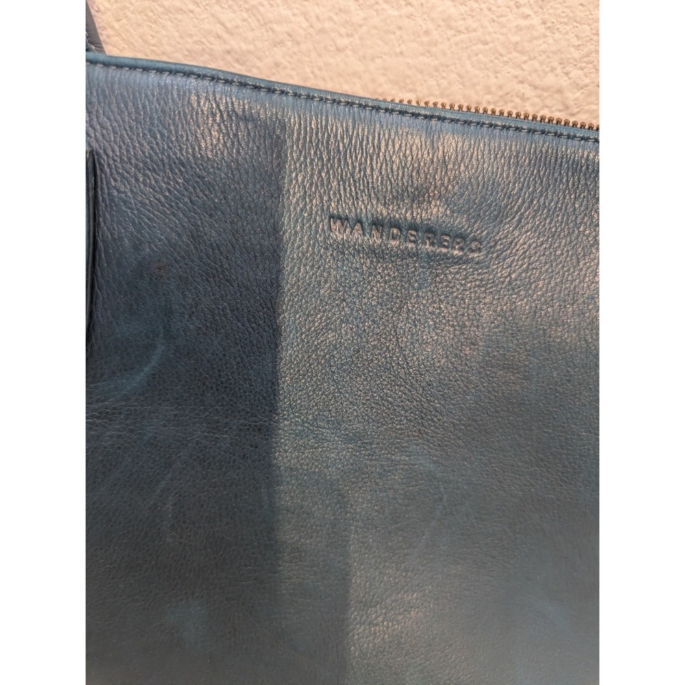 WANDERERS TRAVEL CO Aqua Como Luxury Designer Handbag Shoulder Bag $249 purse - Picture 3 of 16